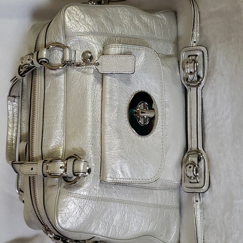 COACH Mia Leather Harper Satchel Shoulder Bag.‎   15744 . NWOT.